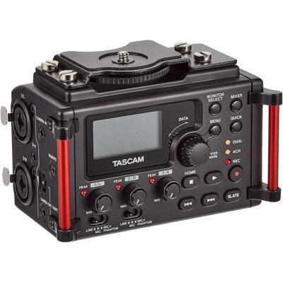 Tascam Dr-60dmkii (DSLR-Audiorecorder), Audiorecorder, Schwarz Tascam Dr-60dmkii (DSLR-Audiorecorder), Audiorecorder, Schwarz
