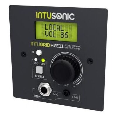 Intusonic HZE11 Zonen Fernbedienungspanel (Gerätespezifische Fernbedienung, Infrarot), Fernbedienung, Schwarz Intusonic HZE11 Zonen Fernbedienungspanel (Gerätespezifische Fernbedienung, Infrarot), Fernbedienung, Schwarz