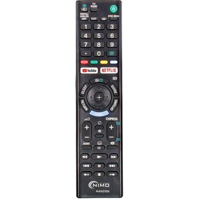 Nimo Replacement remote control for sony tv (Universal Fernbedienung, Infrarot), Fernbedienung Nimo Replacement remote control for sony tv (Universal Fernbedienung, Infrarot), Fernbedienung