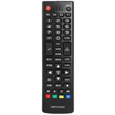 Invento HQ LXP0403 LG TV Universālais pults AKB74475403 / Melns (Universal Fernbedienung, Infrarot), Fernbedienung, Schwarz Invento HQ LXP0403 LG TV Universālais pults AKB74475403 / Melns (Universal Fernbedienung, Infrarot), Fernbedienung, Schwarz