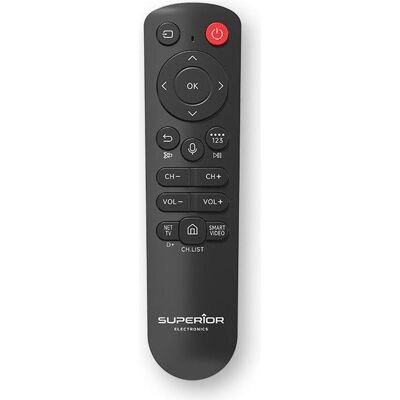 Superior Telec.Univ. Samsung Bluetooth Controllo Vocale SUPTBB002 (Universal Fernbedienung, Bluetooth), Fernbedienung, Schwarz Superior Telec.Univ. Samsung Bluetooth Controllo Vocale SUPTBB002 (Universal Fernbedienung, Bluetooth), Fernbedienung, Schwarz
