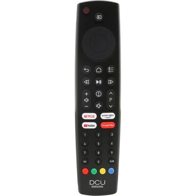 DCU Tecnologic 30902040 (Universal Fernbedienung, Infrarot), Fernbedienung, Schwarz DCU Tecnologic 30902040 (Universal Fernbedienung, Infrarot), Fernbedienung, Schwarz