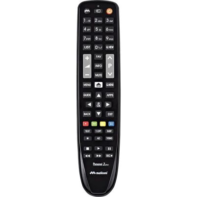Meliconi Gumbody Personal 2 Plus (Gerätespezifische Fernbedienung, Miracast), Fernbedienung, Schwarz Meliconi Gumbody Personal 2 Plus (Gerätespezifische Fernbedienung, Miracast), Fernbedienung, Schwarz
