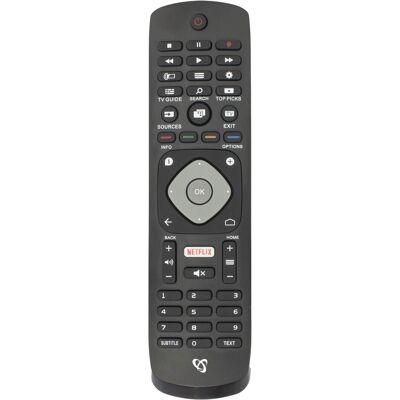 Sbox RC-01404 Remote Control for Philips TVs (Gerätespezifische Fernbedienung, Infrarot), Fernbedienung, Schwarz Sbox RC-01404 Remote Control for Philips TVs (Gerätespezifische Fernbedienung, Infrarot), Fernbedienung, Schwarz