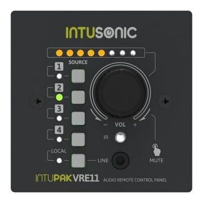 Intusonic VRE11 Fernbedienungspanel (Gerätespezifische Fernbedienung, Infrarot), Fernbedienung, Schwarz Intusonic VRE11 Fernbedienungspanel (Gerätespezifische Fernbedienung, Infrarot), Fernbedienung, Schwarz