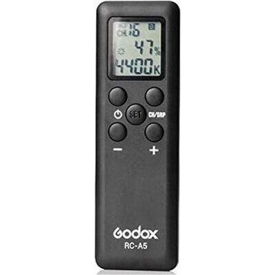Godox RC-A5 Remote 2.4 GHz (Funk), Fernauslöser, Schwarz Godox RC-A5 Remote 2.4 GHz (Funk), Fernauslöser, Schwarz