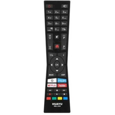 Lasmex Lamex LXP1636 TV pults TV LCD VESTEL / HYUNDAI / TELEFUNKEN RM-L1636 NETFLIX / YOUTUBE PRIME VIDEO (Gerätespezifische Fernbedienung, Infrarot), Fernbedienung, Schwarz Lasmex Lamex LXP1636 TV pults TV LCD VESTEL / HYUNDAI / TELEFUNKEN RM-L1636 NETFLIX / YOUTUBE PRIME VIDEO (Gerätespezifische Fernbedienung, Infrarot), Fernbedienung, Schwarz