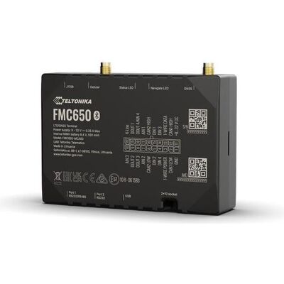 Teltonika, Navigationsgerät Zubehör, FMC650 4G LTE Cat 1 Flotten-Tracker mit externer Antenne Teltonika, Navigationsgerät Zubehör, FMC650 4G LTE Cat 1 Flotten-Tracker mit externer Antenne