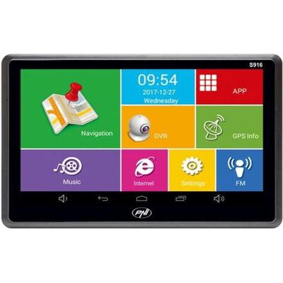 PNI, Navigationsgerät, GPS-Navigationssystem + DVR S916 PRO 7-Zoll-Bildschirm mit Android 6.0, 16 GB Speicher, 1 GB DDR (7") PNI, Navigationsgerät, GPS-Navigationssystem + DVR S916 PRO 7-Zoll-Bildschirm mit Android 6.0, 16 GB Speicher, 1 GB DDR (7")