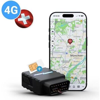 Yukatrack, Navigationsgerät Zubehör, IoT-AIO-GPS-OBD2-4G-Fahrzeugortungsgerät mit SIM-Karte + Daten-Flatrate Yukatrack, Navigationsgerät Zubehör, IoT-AIO-GPS-OBD2-4G-Fahrzeugortungsgerät mit SIM-Karte + Daten-Flatrate