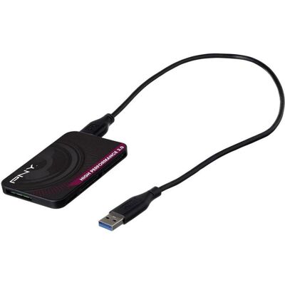 PNY Flash Card Reader High Performance 3.0 Formate (USB 3.0), Speicherkartenlesegerät, Schwarz PNY Flash Card Reader High Performance 3.0 Formate (USB 3.0), Speicherkartenlesegerät, Schwarz
