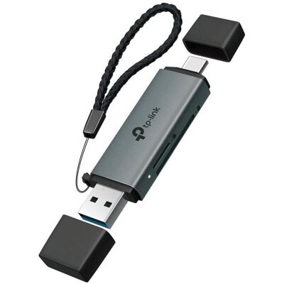 TP-Link USB-3.0-Type-C & A auf SD- & microSD-3.0-Kartenleser (USB 3.0), Speicherkartenlesegerät TP-Link USB-3.0-Type-C & A auf SD- & microSD-3.0-Kartenleser (USB 3.0), Speicherkartenlesegerät