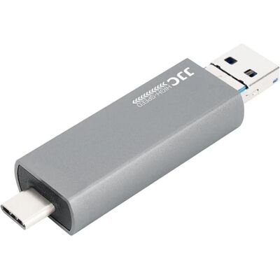 JJC CR UTC3II Memory Card Reader Gray (USB 3.2 Gen 2), Speicherkartenlesegerät, Grau JJC CR UTC3II Memory Card Reader Gray (USB 3.2 Gen 2), Speicherkartenlesegerät, Grau
