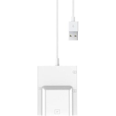 PowerGuard CardStorage USB 3.0 to SD, MicroSD, CF, MS Cardreader Photo Adapter (USB 3.0), Speicherkartenlesegerät, Weiss PowerGuard CardStorage USB 3.0 to SD, MicroSD, CF, MS Cardreader Photo Adapter (USB 3.0), Speicherkartenlesegerät, Weiss