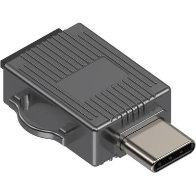 PowerGuard SD-Travel-Mobile USB-C to MicroSD Cardreader Adapter (USB-C), Speicherkartenlesegerät, Grau PowerGuard SD-Travel-Mobile USB-C to MicroSD Cardreader Adapter (USB-C), Speicherkartenlesegerät, Grau