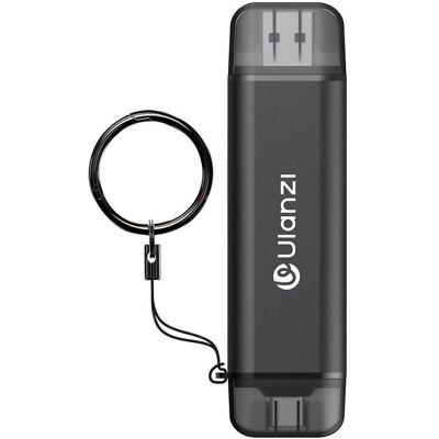 Ulanzi CR3 3-IN-1 Card Reader 4.0 w/ USB EN USB-C (USB-C), Speicherkartenlesegerät, Grau Ulanzi CR3 3-IN-1 Card Reader 4.0 w/ USB EN USB-C (USB-C), Speicherkartenlesegerät, Grau
