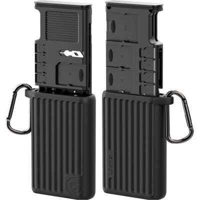 Ulanzi MCR 01 Multifunktionaler Hochgeschwindigkeits-Kartenleser (USB 3.0), Speicherkartenlesegerät, Schwarz Ulanzi MCR 01 Multifunktionaler Hochgeschwindigkeits-Kartenleser (USB 3.0), Speicherkartenlesegerät, Schwarz