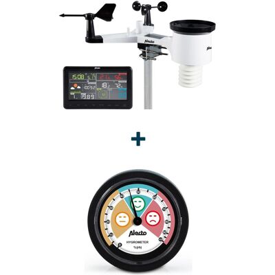 Alecto WS-5500, Wetterstation, Schwarz Alecto WS-5500, Wetterstation, Schwarz