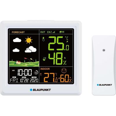 Blaupunkt WS25WH, Wetterstation, Weiss Blaupunkt WS25WH, Wetterstation, Weiss