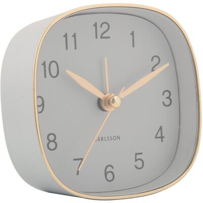 Karlsson, Wecker, Klassischer Wecker Travel Square Mouse grey Karlsson, Wecker, Klassischer Wecker Travel Square Mouse grey