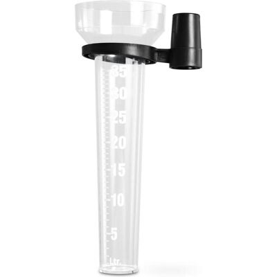 Hama Regenmesser, analog, mit Halter, Transparent (00185863), Wetterstation Zubehör, Transparent, Schwarz Hama Regenmesser, analog, mit Halter, Transparent (00185863), Wetterstation Zubehör, Transparent, Schwarz