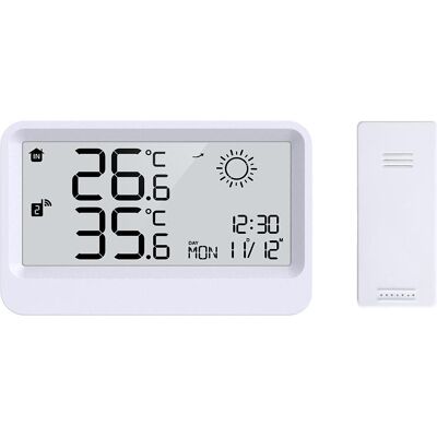 Livoo Wetterstation, Wetterstation, Weiss Livoo Wetterstation, Wetterstation, Weiss