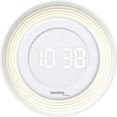 Technoline, Wecker, WT 479 Quarzuhr mit Nachtlicht (Innentemperatur, Nachtlichtsensor, USB-C Akku) Technoline, Wecker, WT 479 Quarzuhr mit Nachtlicht (Innentemperatur, Nachtlichtsensor, USB-C Akku)