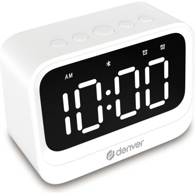 Denver Wecker, EC-53B Alarm Clock - White Denver Wecker, EC-53B Alarm Clock - White