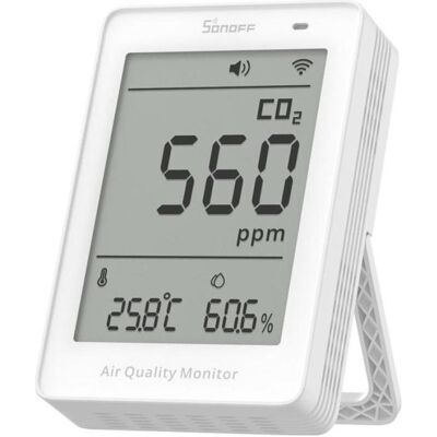 Sonoff AirGuard CO2, Thermometer + Hygrometer, Weiss Sonoff AirGuard CO2, Thermometer + Hygrometer, Weiss