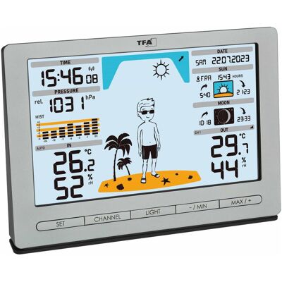 TFA Meteo - Jack, Wetterstation, Silber TFA Meteo - Jack, Wetterstation, Silber