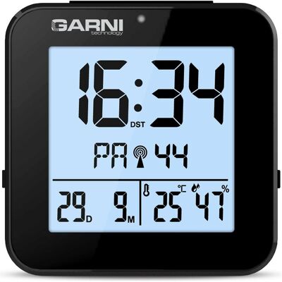 Garni, Wecker, 138B - digitaler Wecker mit Thermometer und Hygrometer Garni, Wecker, 138B - digitaler Wecker mit Thermometer und Hygrometer