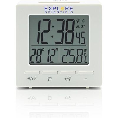 Explore Scientific, Wecker, RDC1005WHT Digitaler Wecker Weiss Explore Scientific, Wecker, RDC1005WHT Digitaler Wecker Weiss