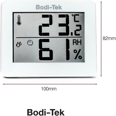 Bodi-Tek Wetterstation BT-HGTH, Wetterstation, Weiss Bodi-Tek Wetterstation BT-HGTH, Wetterstation, Weiss