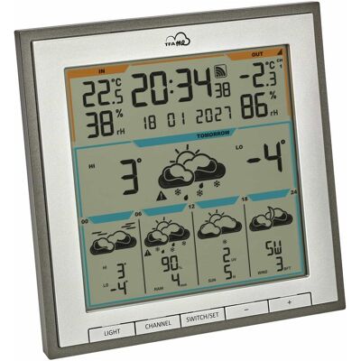 TFA .me ID-08, Wetterstation, Grau TFA .me ID-08, Wetterstation, Grau