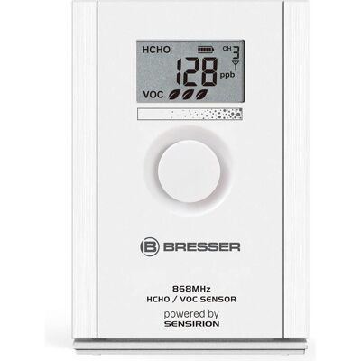 Bresser Weerstation - HCHO + VOC-sensor - Luchtkwaliteitsmeter - Voor Weerstation, Wetterstation Zubehör, Weiss Bresser Weerstation - HCHO + VOC-sensor - Luchtkwaliteitsmeter - Voor Weerstation, Wetterstation Zubehör, Weiss