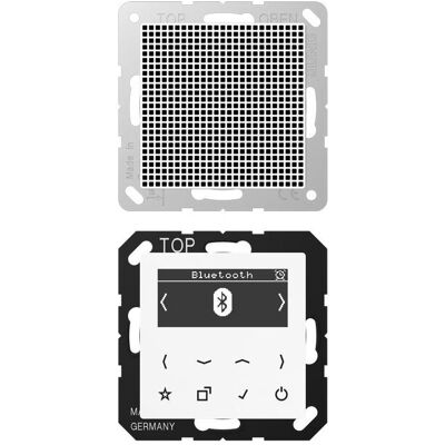 JUNG Smart Radio DAB+ Bluetooth Mono - Radio - Weiß JUNG Smart Radio DAB+ Bluetooth Mono - Radio - Weiß