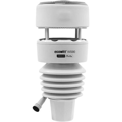 Shelly Ecowitt, Wetterstation, Weiss Shelly Ecowitt, Wetterstation, Weiss