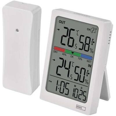 Emos E0558W Digitální teploměr, Thermometer + Hygrometer, Weiss Emos E0558W Digitální teploměr, Thermometer + Hygrometer, Weiss