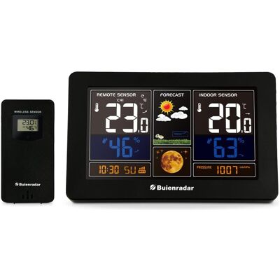 Buienradar BR900 - Wetterstation - Schwarz Buienradar BR900 - Wetterstation - Schwarz
