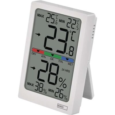 Emos Digitales Innenraum-Thermometer mit Hygrometer E0558, Thermometer + Hygrometer Emos Digitales Innenraum-Thermometer mit Hygrometer E0558, Thermometer + Hygrometer