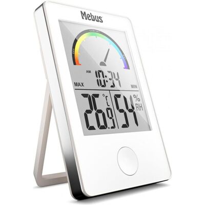 Mebus 11130 Weiß Thermo-Hygrometer Wetterstation Mebus 11130 Weiß Thermo-Hygrometer Wetterstation