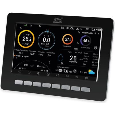 DNT Zusatz Display für WeatherScreen PRO, Wetterstation, Schwarz DNT Zusatz Display für WeatherScreen PRO, Wetterstation, Schwarz