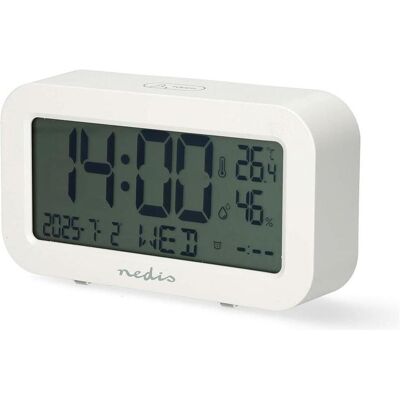 Nedis, Wecker, Digital-Schreibtisch-Wecker LCD Backlight Snooze-Funktion Datumsanzeige Timerfunktio Nedis, Wecker, Digital-Schreibtisch-Wecker LCD Backlight Snooze-Funktion Datumsanzeige Timerfunktio