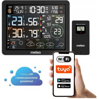 Ty WIFI-Wetterstation + Luftverschmutzungsmessgerät, Wetterstation Ty WIFI-Wetterstation + Luftverschmutzungsmessgerät, Wetterstation