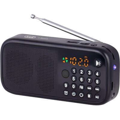 Trevi DR 7F40 BT Tragbares Digitalradio (FM, Bluetooth), Radio, Schwarz Trevi DR 7F40 BT Tragbares Digitalradio (FM, Bluetooth), Radio, Schwarz