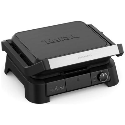 Tefal GC5108, Kontaktgrill, Schwarz, Silber Tefal GC5108, Kontaktgrill, Schwarz, Silber