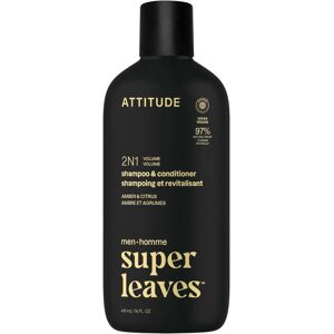 Attitude, Shampoo, Men's 2-in-1 Volumizing Shampoo and Conditioner for Thin Hair (Flüssiges Shampoo, 415 ml) Attitude, Shampoo, Men's 2-in-1 Volumizing Shampoo and Conditioner for Thin Hair (Flüssiges Shampoo, 415 ml)