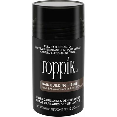 Toppik Mediumbrun Haarfibrer - Haaraufbau - 12g Toppik Mediumbrun Haarfibrer - Haaraufbau - 12g