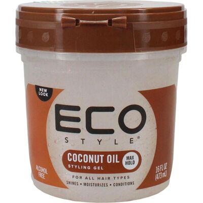 ECO Style, Haargel + Haarwachs, Coconut Oil (Haargel, 473 ml) ECO Style, Haargel + Haarwachs, Coconut Oil (Haargel, 473 ml)