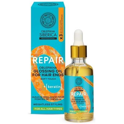Natura Siberica, Haaröl + Haarserum, Oblepikha Repair Glossing Oil for Hair Ends 50ml (50 ml) Natura Siberica, Haaröl + Haarserum, Oblepikha Repair Glossing Oil for Hair Ends 50ml (50 ml)